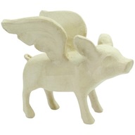Figura Świnka ze skrzydłami duża L 42 x 26 x 36 cm LA020C, Decopatch