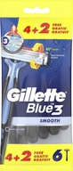 GILLETTE BLUE 3 Maszynka do golenia 4+2 (6 sztuk)