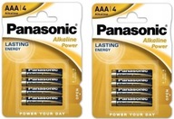 Baterie Panasonic AAA LR03 Alkaline Power x8 szt.