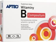 Apteo Witaminy B compositum, 50 tabletek powlekanych