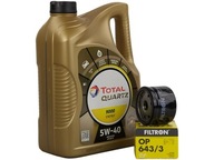 Motorový olej TotalEnergies Quartz 9000 Energy 5 l 5W-40 + Filtron OP 643/3 Olejový filter
