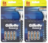 Gillette Blue 3 sensor wkłady ostrza 16 szt