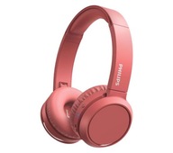 Philips nauszne słuchawki bezprzewodowe TAH4205 czerwone