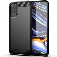 ETUI KARBON CASE PLECKI POKROWIEC FUTERAŁ OBUDOWA do REALME 7 PRO + SZKŁO