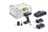 Festool 576449 Akumulátorový vŕtací skrutkovač T 18+3 C