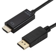 Kabel DisplayPort DP do HDMI 4K 1,8m Konwerter