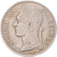 Moneta, Kongo Belgijskie, Albert I, Franc, 1929, V