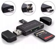 Czytnik Kart Pamięci SD 5w1 Pendrive Micro USB USB-C OTG Adapter MicroSD TF