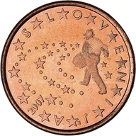 Słowenia, 5 Euro Cent, 2007, Vantaa, AU(55-58), Mi