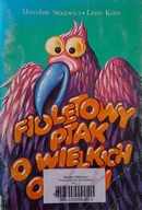 Fioletowy ptak o wielkich oczach M. Stecewicz