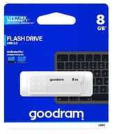 GOODRAM Pendrive UME2 8GB USB 2.0 Biały