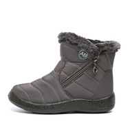 37 GREY 2 Waterproof Winter Boto pre ženy 2022 NEW FAUX FURGO DLHO BOTO