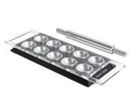 Marcato DESIGN LINE Forma na Raviolu ve tvaru čtverce 5x5 cm 10 Ks / Černá