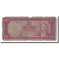 Banknot, Turcja, 2 1/2 Lira, 1957, 1957-07-01, KM: