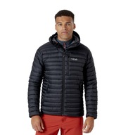 Męska kurtka puchowa pikowana Rab Microlight Alpine Jacket czarna M