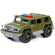 Auto Jeep vojenská hliadka Obranca hračka auto Polesie