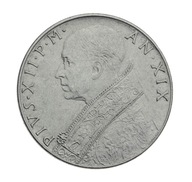 [M3868] Watykan 100 lirów 1957