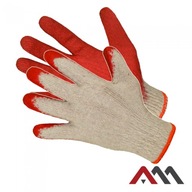 Pracovné rukavice upírky 10 párov 10/ XL red