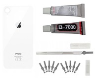 Klapka Tył iPhone XR Biały + Nożyk + Klej