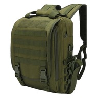 10-litrový taktický batoh, ľahký ruksak cez rameno Molle Army Green