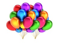 Balóny 100ks farebné 5palce vodné