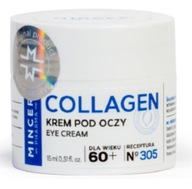 MINCER Collagen Očný krém 60+ No 305 15 ml Vit. E mliečne proteíny