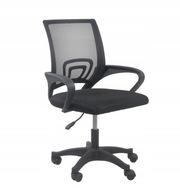 Fotel biurowy, obrotowy, krzesło, moris, czarny