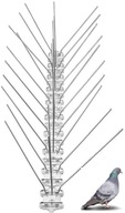 KOLCE NA PTAKI GOŁĘBIE NIERDZEWNE UNIWERSALNE 3-RZĘDOWE DŁ. 50cm PRODUCENT