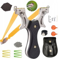 ПРОФЕСІЙНА РОГАТКА З МІШЕННЮ + 100 КУЛЬОК + 6 ГУМОВИХ КУЛЬОК