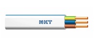 Przewód Płaski elektryczny, instalacyjny YDYp NKT 3 x 1,5