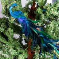 wkv-2PAW BIRD BIRDS FOR CHRISTMAS TREE PENDANTS ORNAMENTS