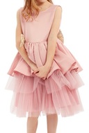 Šaty pre malú princeznú Dreamy pink ruže, 92/98