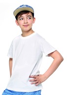 Podkoszulek bawełniany T-shirt dziecięcy 122-128