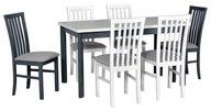 Sada rozkladací stôl MODENA 1P a 6 stoličiek MILANO 1 Produkt Poľský farby