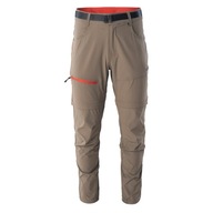 Spodnie trekkingowe męskie HI-TEC khaki 2w1 odpinana nogawka spodenki XL