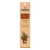 KADZIDŁO INDYJSKIE CEDR (15 szt.) 30 g - SATTVA (WELLNESS) SATTVA