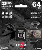 Karta pamięci microSD GOODRAM IRDM 64GB + adapter