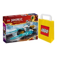 LEGO NINJAGO- Zaneova ľadová motorka (71816) Pohyblivé kolesá + Darčeková taška