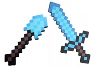 Minecraft diamantový meč penová lopata pre fanúšika