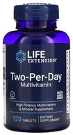 Life Extension TWO PER DAY komplex vitamínov minerálov MULTIVITAMIN 120 tab