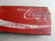 Coca-Cola DREWNIANA WW2 Skrzynka kawałek COCA COLA - Rozerwał JĄ GRANAT !!!
