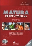 JĘZYK ANGIELSKI MATURA REPETYTORIUM Z TESTAMI + CD Rosińska Mędela