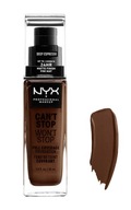 NYX CAN'T STOP WON'T STOP make-up na tvár 24 DEEP ESPERSSO 30 ml