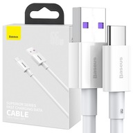 BASEUS> KÁBEL USB KÁBEL - USB TYP C 66 V 6A 2 M BIELY