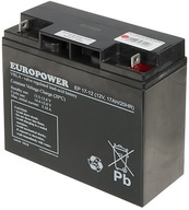 AKUMULATOR 12V/17AH-EUROPOWER-EP AGM do alarmu