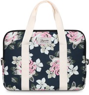 Damska torba na laptopa 15,6 kwiaty na ramię pojemna torba slim ZAGATTO