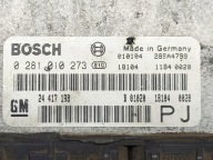 computer control unit of the engine OPEL OMEGA B 2.0 DTI 0281010273 24417198 PJ