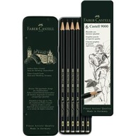 FABER-CASTELL Zestaw ołówków ołówek 6 sztuk HB-8B