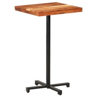 Barový stôl štvorcový 60x60x110 cm masívne akáciové drevo