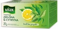 Vitax Inspirations herbata Zielona Cytryna 20 Torebek